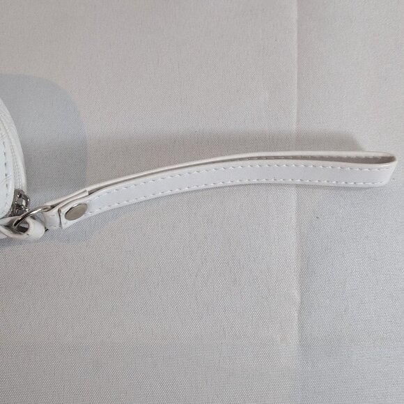 Oakley White Sunglasses Case Monogram All-Over Zip Wrist Strap Soft Shell Side - Picture 11 of 16